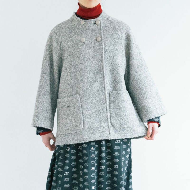 PONT DE CHALONS  ループヤーンダブルショートコート /LGY15